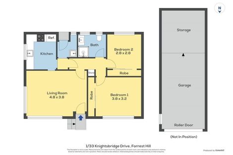 Photo of property in 1/33 Knightsbridge Drive, Forrest Hill, Auckland, 0620