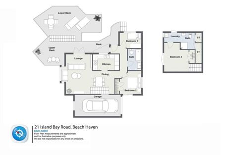 Photo of property in 21 Island Bay Road, Beach Haven, Auckland, 0626