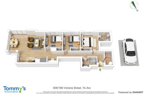 Photo of property in Vsp South, 806/168 Victoria Street, Te Aro, Wellington, 6011