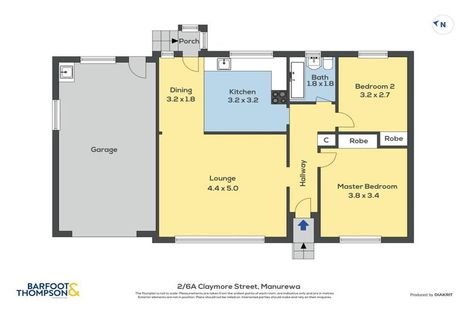 Photo of property in 2/6a Claymore Street, Manurewa, Auckland, 2102