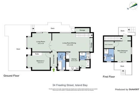 Photo of property in 34 Freeling Street, Island Bay, Wellington, 6023