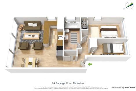 Photo of property in 6/24 Patanga Crescent, Thorndon, Wellington, 6011