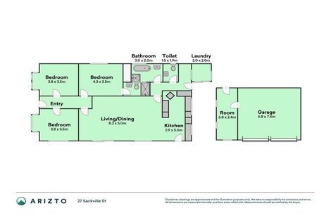 Photo of property in 27 Sackville Street, Martinborough, 5711