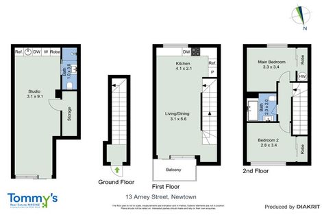 Photo of property in Aniva Terrace, 13 Arney Street, Newtown, Wellington, 6021