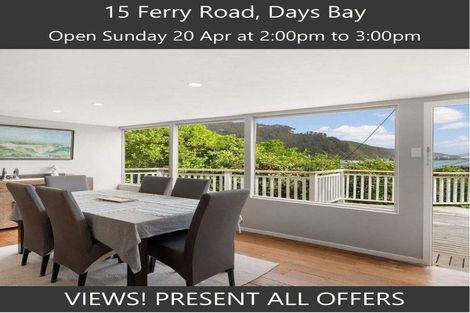 Photo of property in 15 Ferry Road, Days Bay, Lower Hutt, 5013