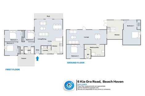 Photo of property in 6 Kia Ora Road, Beach Haven, Auckland, 0626