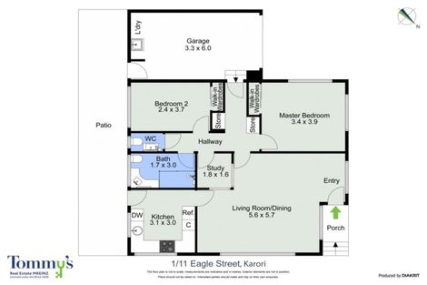 Photo of property in 1/11 Eagle Street, Karori, Wellington, 6012