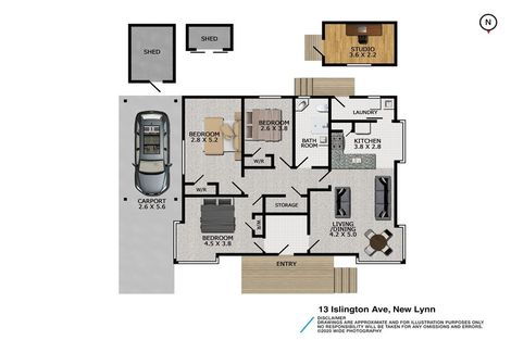 Photo of property in 13 Islington Avenue, New Lynn, Auckland, 0600