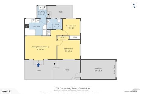 Photo of property in 1/73 Castor Bay Road, Castor Bay, Auckland, 0620