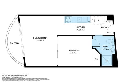 Photo of property in Atrium Towers, 6p/154 The Terrace, Wellington Central, Wellington, 6011