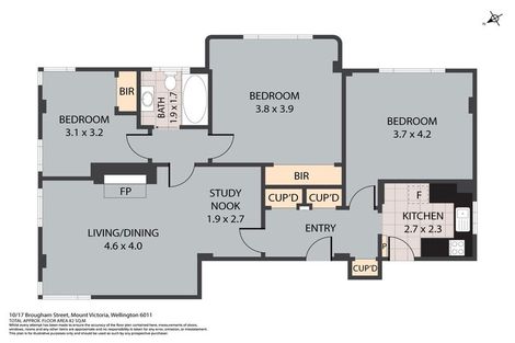 Photo of property in Owd Trafford Flats, 17 Brougham Street, Mount Victoria, Wellington, 6011