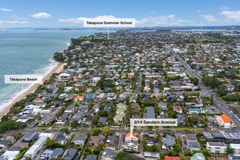 Photo of property in 2/14 Sanders Avenue, Takapuna, Auckland, 0622