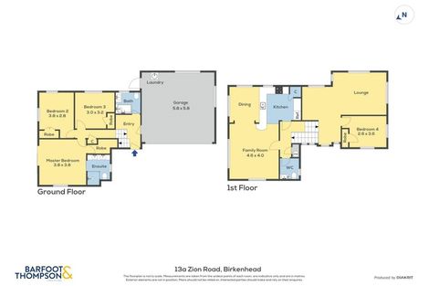 Photo of property in 13a Zion Road, Birkenhead, Auckland, 0626