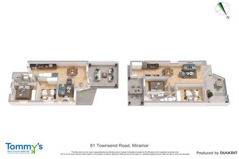 Photo of property in 81 Townsend Road, Miramar, Wellington, 6022