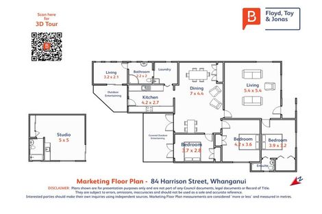 Photo of property in 84 Harrison Street, Whanganui, 4500