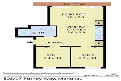 Photo of property in Twin Towers, 808/17 Putney Way, Manukau, Auckland, 2104