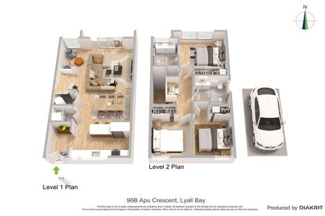 Photo of property in 96a Apu Crescent, Lyall Bay, Wellington, 6022