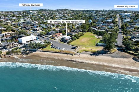 Photo of property in 58 Rothesay Bay Road, Rothesay Bay, Auckland, 0630