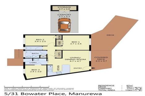 Photo of property in 5/31 Bowater Place, Manurewa, Auckland, 2102