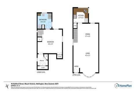 Photo of property in 16 Stafford Street, Mount Victoria, Wellington, 6011