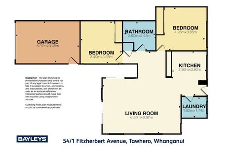 Photo of property in 1/54 Fitzherbert Avenue, Tawhero, Wanganui, 4501