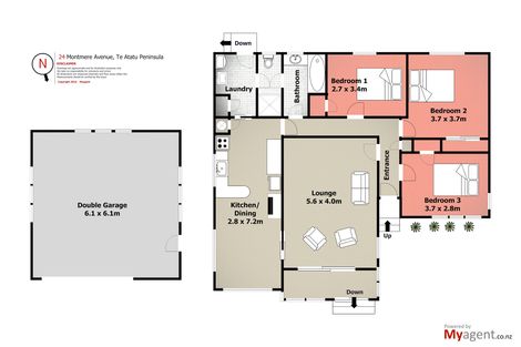 Photo of property in 24 Montmere Avenue, Te Atatu Peninsula, Auckland, 0610