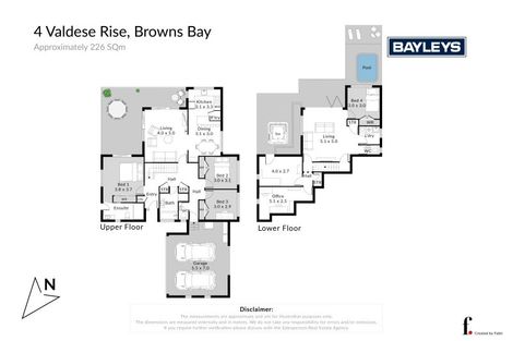 Photo of property in 4 Valdese Rise, Browns Bay, Auckland, 0630