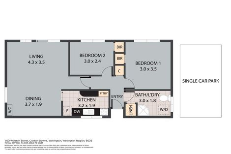 Photo of property in 1/60 Winston Street, Crofton Downs, Wellington, 6035