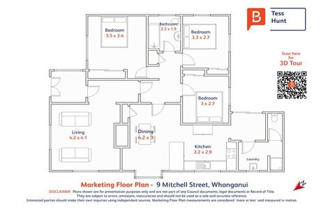 Photo of property in 9 Mitchell Street, Aramoho, Whanganui, 4500