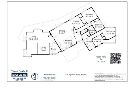 Photo of property in 135 Ngarino Road, Kai Iwi, Whanganui, 4574