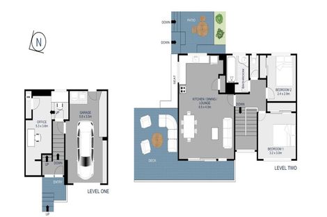 Photo of property in 2/34 Morriggia Place, Bayview, Auckland, 0629