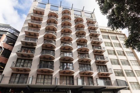 Photo of property in Atrium Towers, 6e/154 The Terrace, Wellington Central, Wellington, 6011