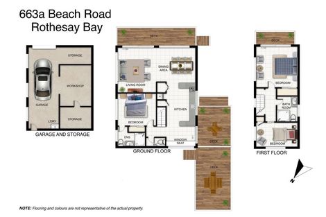 Photo of property in 1/663a Beach Road, Rothesay Bay, Auckland, 0630