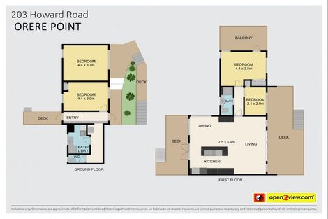 Photo of property in 203 Howard Road, Orere Point, 2585