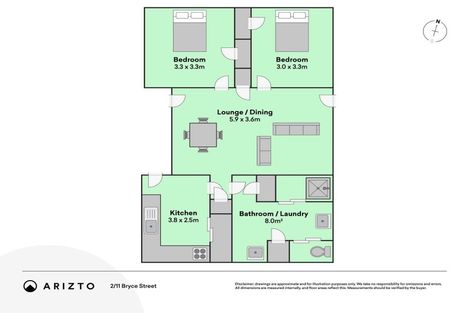 Photo of property in 2/11 Bryce Street, Cambridge, 3434