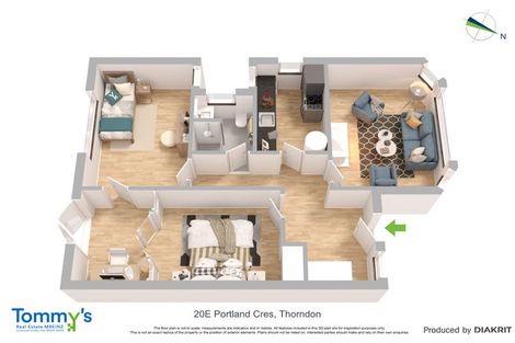 Photo of property in 20d Portland Crescent, Thorndon, Wellington, 6011