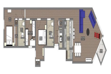 Photo of property in Piermont Apartments, 4c/82 Cable Street, Te Aro, Wellington, 6011