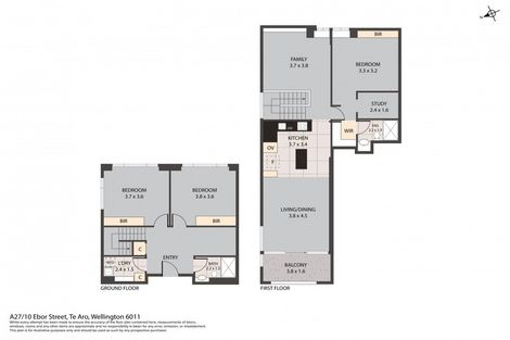 Photo of property in Sanctum Apartment, 10 Ebor Street, Te Aro, Wellington, 6011