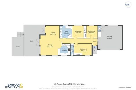 Photo of property in 12 Parrs Cross Road, Henderson, Auckland, 0612