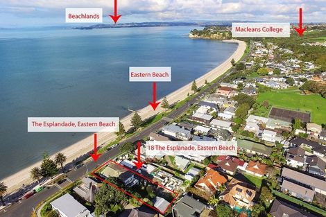 Photo of property in 18 The Esplanade, Eastern Beach, Auckland, 2012