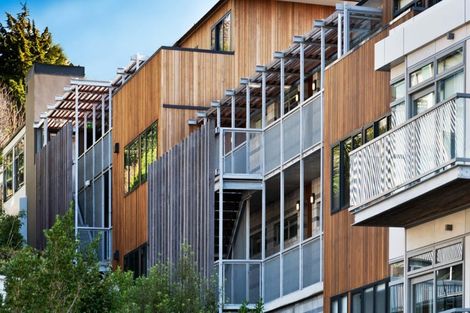 Photo of property in Revolucion Apartments, 403/28w Torrens Terrace, Mount Cook, Wellington, 6011