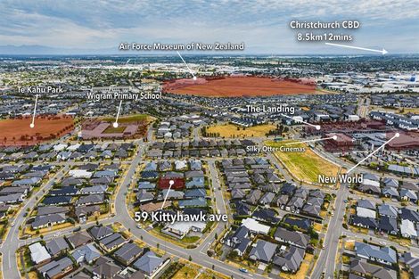 Photo of property in 59 Kittyhawk Avenue, Wigram, Christchurch, 8042
