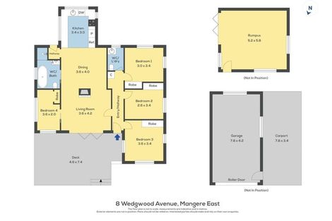 Photo of property in 8 Wedgwood Avenue, Mangere East, Auckland, 2024