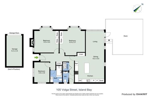 Photo of property in 105 Volga Street, Island Bay, Wellington, 6023