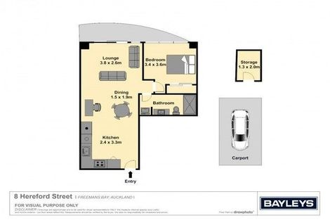 Photo of property in 1305/8 Hereford Street, Freemans Bay, Auckland, 1011