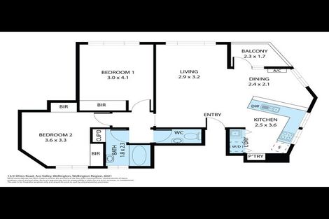 Photo of property in Winslow Apartments, 12/2 Ohiro Road, Aro Valley, Wellington, 6021