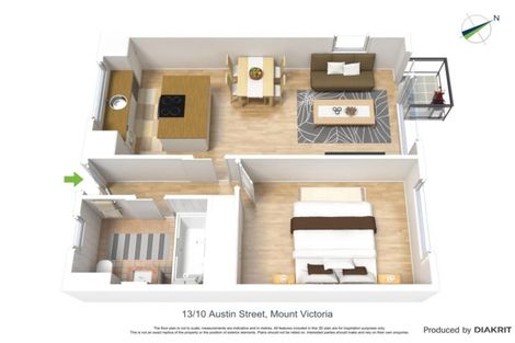 Photo of property in Kingsgate Flats, 10 Austin Street, Mount Victoria, Wellington, 6011