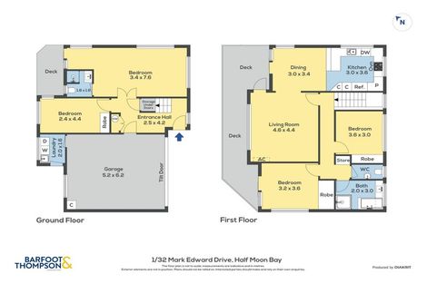 Photo of property in 1/32 Mark Edward Drive, Half Moon Bay, Auckland, 2012