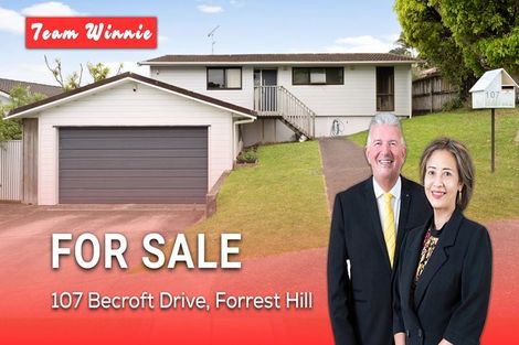 Photo of property in 107 Becroft Drive, Forrest Hill, Auckland, 0620
