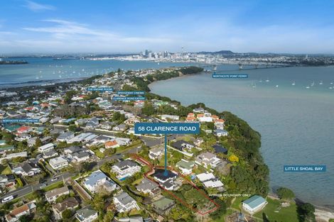 Photo of property in 58 Clarence Road, Northcote Point, Auckland, 0627
